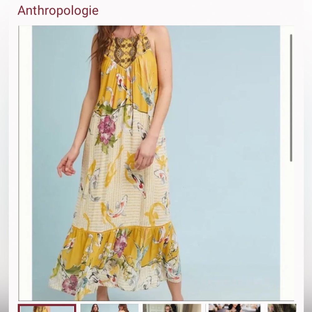 Anthropologie One September maxi dress. Size S